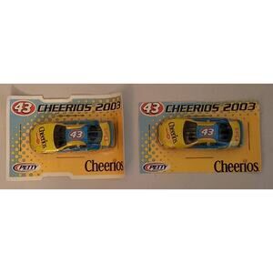 Lot of 2 Richard Petty Cheerios Cereal Box #43 NASCAR Die Cast 1/64 Brand New